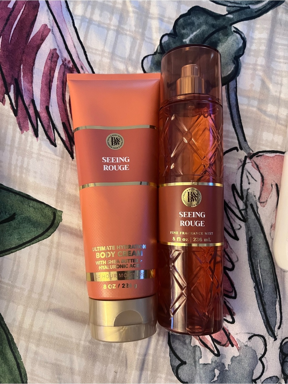 Bath & Body Works Seeing Rouge Body Cream & Fragrance Mist